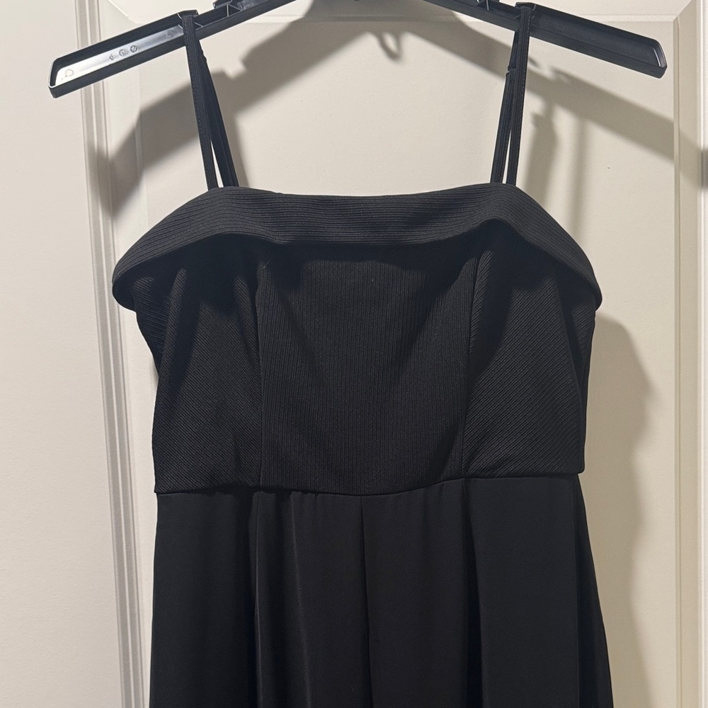 Francesca's Collections Black Wide Leg Jumpsuit